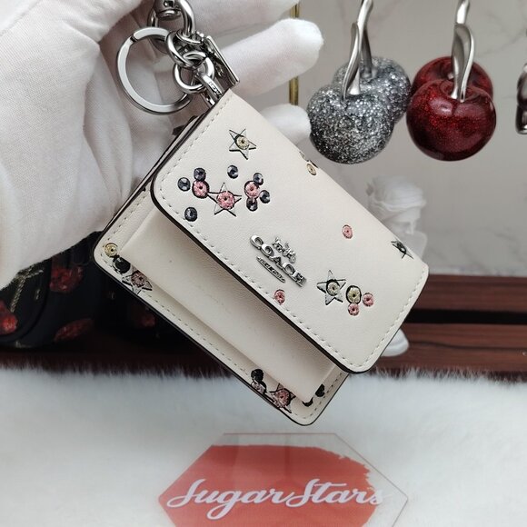 Coach Accessories - Coach Klare Bag Charm With Star Print